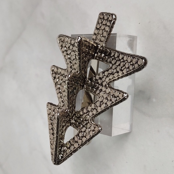 Vintage John Hardy 3D Christmas Tree Scarf Clip - Picture 2 of 7